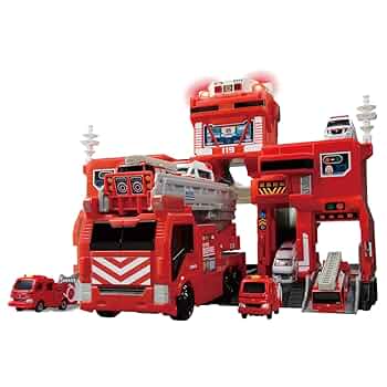 トミカ　変形出動！ビックファイヤー&コマンドステーション　購入特典付き 楽天市場】トミカ 変形出動 ! ビッグファイヤー & コマンド
